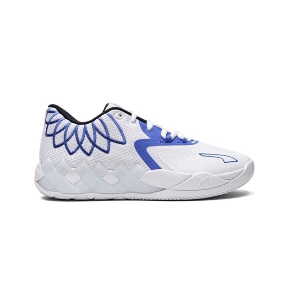 Puma MB.01 Low 'Team Colors - White Bluemazing' Basketball Shoes 376941-11 - Picture 1 of 12